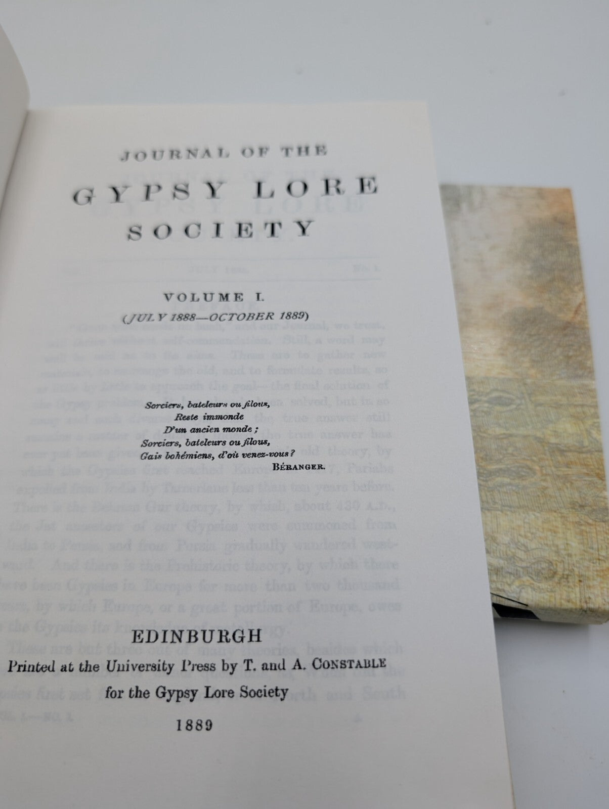 Journal Of The Gypsy Lore Society: 2-in-1 Volume 1 & 3 by Gypsy Lore Society