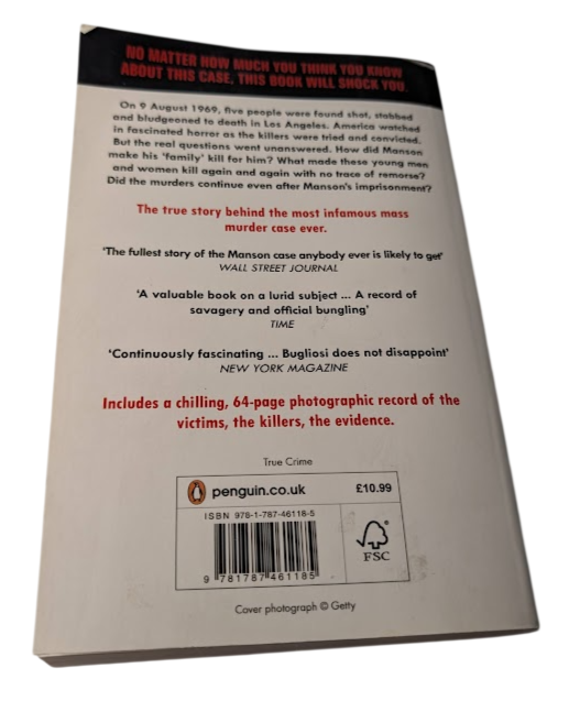Helter Skelter True Story Manson Murders Vincent Bugliosi PB 1976 True Crime
