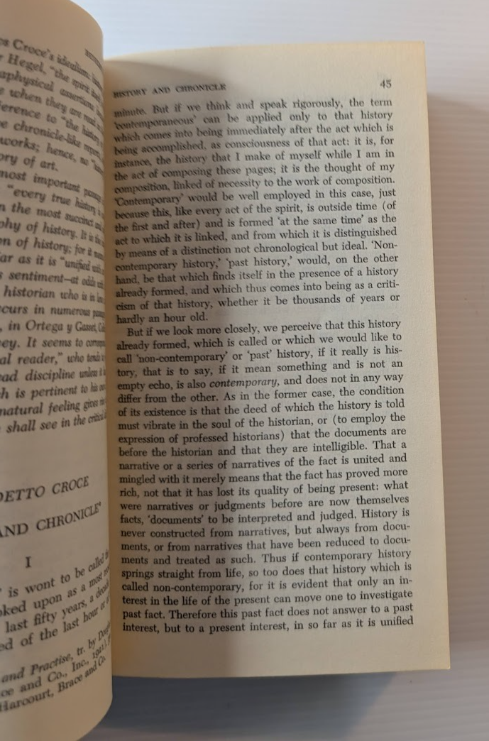 Philosophy of History in Our Time by Hans Meyerhoff – actual book photo