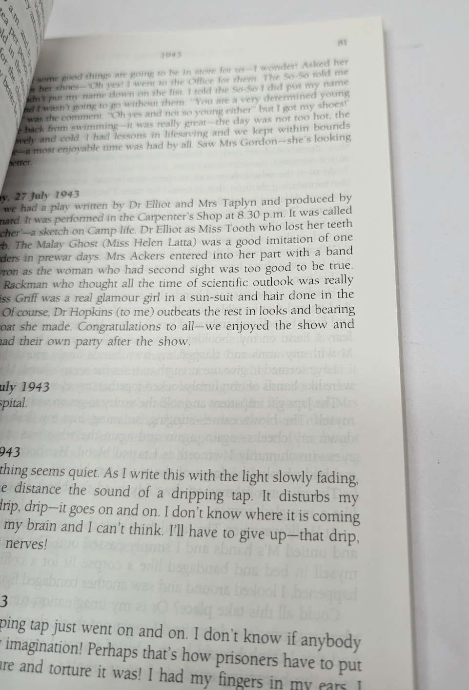 Diary of a Girl in Changi - WWII history first hand narrative. Paperback 2002