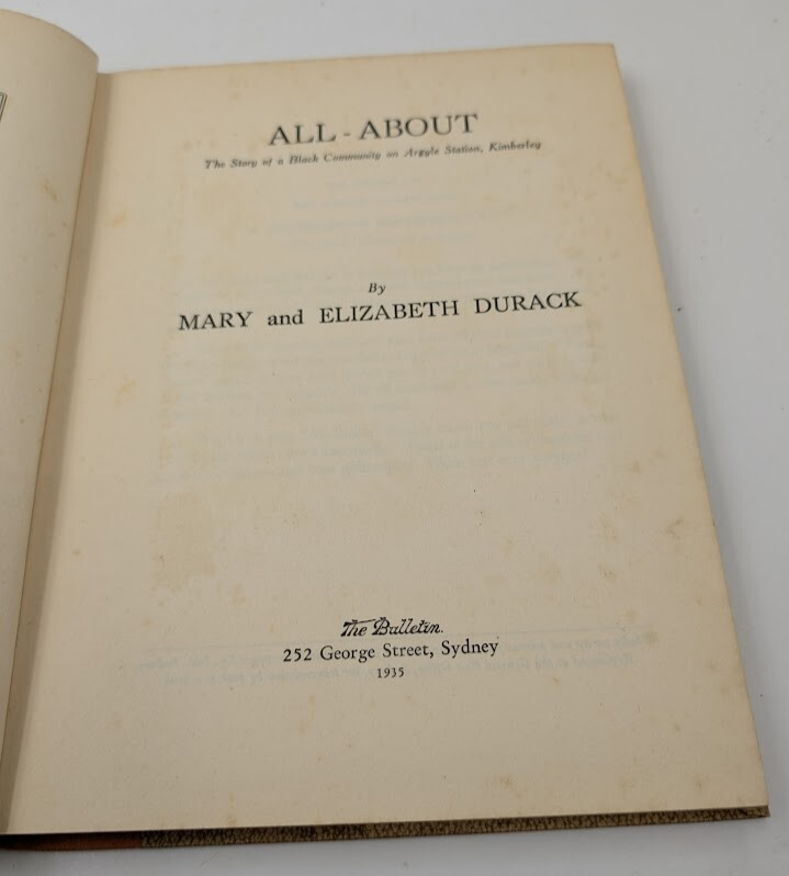 All-About: The Story of a Black Community on Argyle Station, Kimberley