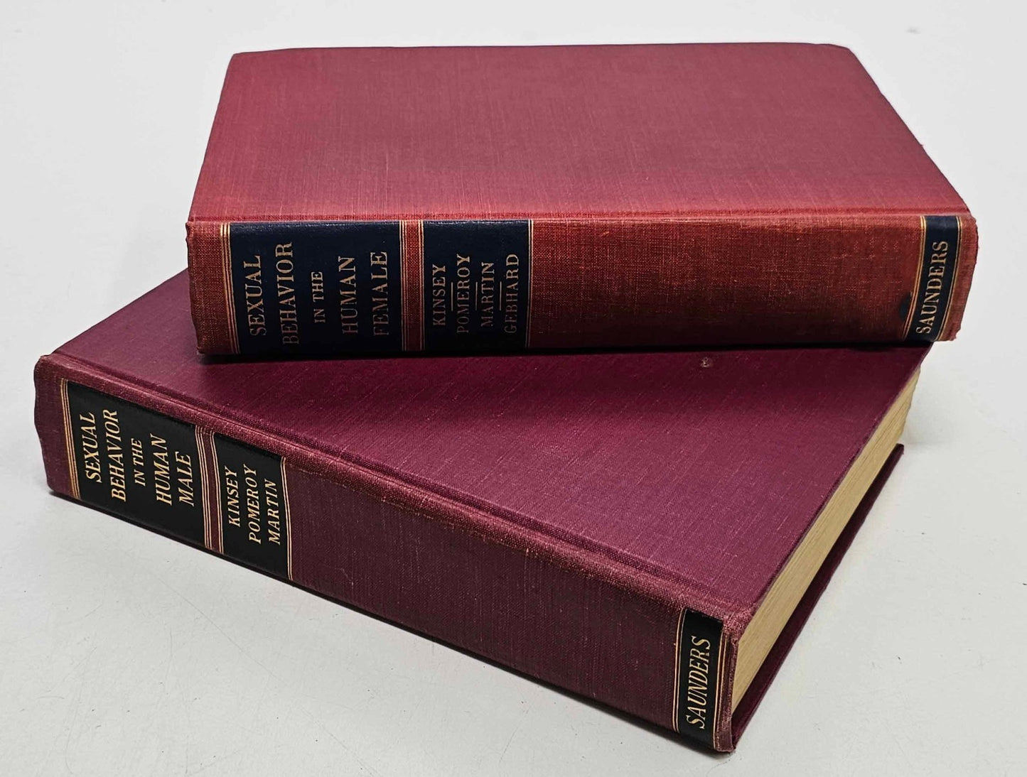 Kinsey Reports Sexual Behavior in the Human Male (1948) & Female (1953) 2 x  HCs