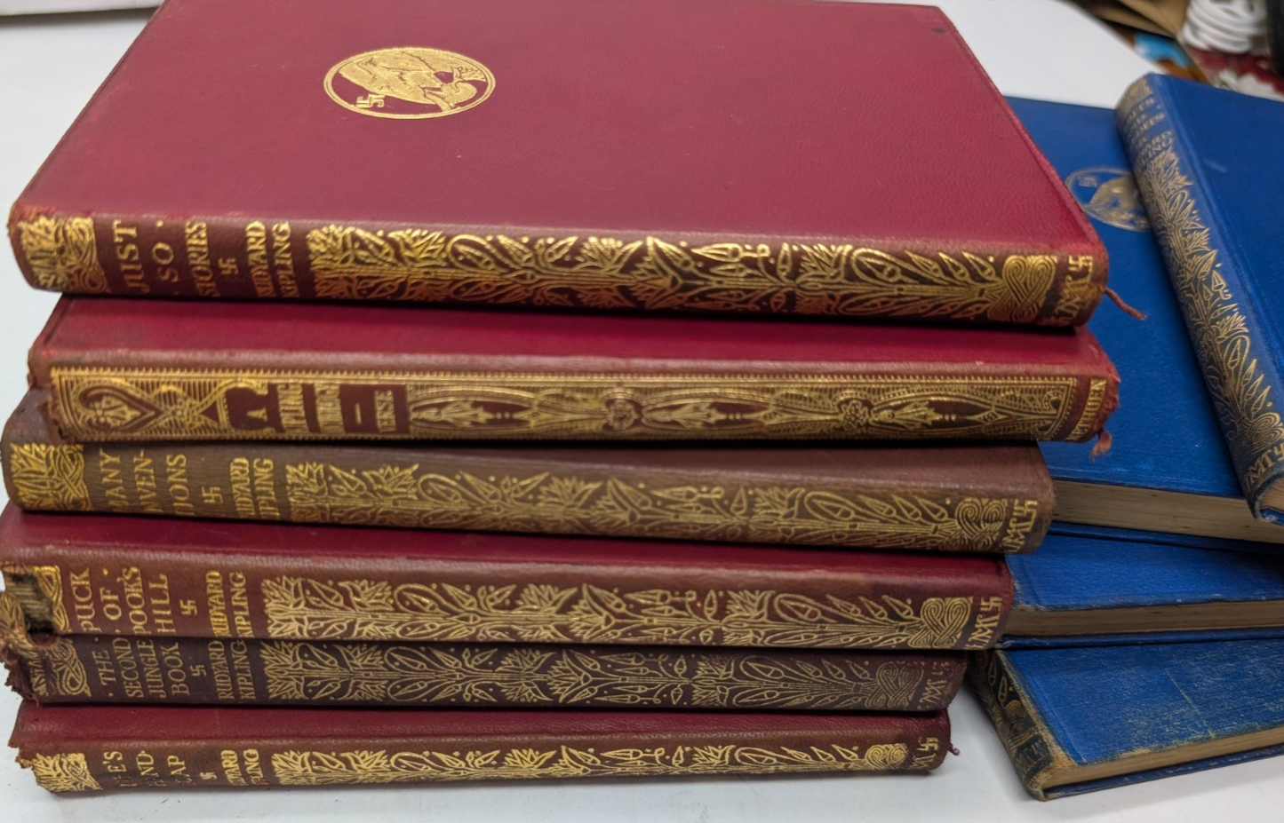 Rudyard Kipling 1904 Collection -10 volumes