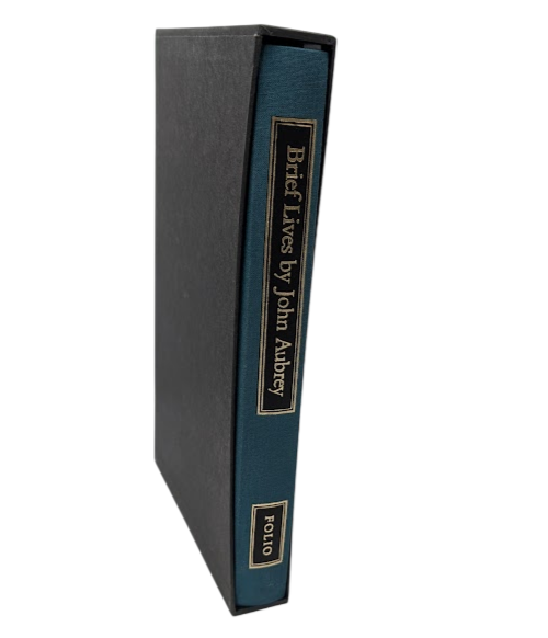 Brief Lives John Aubrey Folio Society -  British History