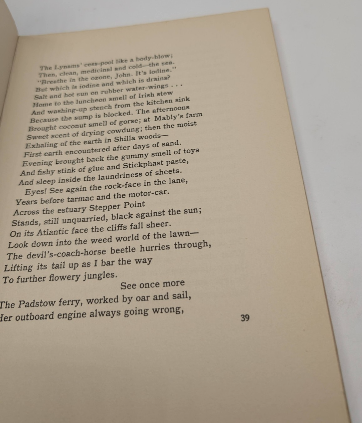 Summoned by Bells by John Betjeman 1960 Hardcover Poetry Memoir