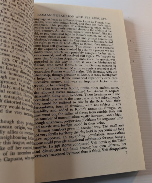 Social Conflicts in the Roman Republic by P. A. Brunt – actual book photo