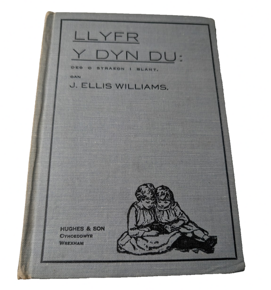 Llyfr y Dyn Du: Deg o Straeon i Blant by J. Ellis Williams. 1923 WELSH Children's