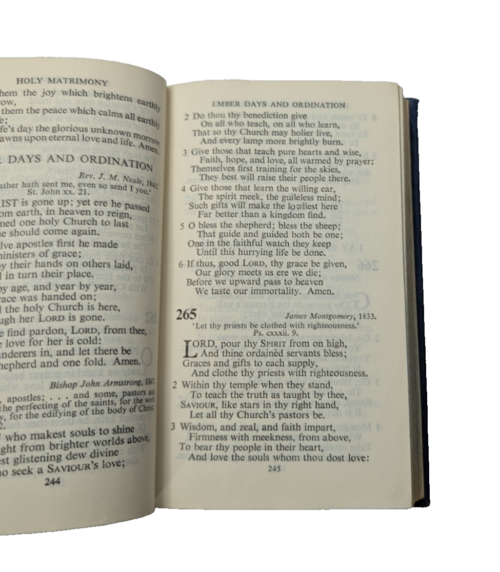 The Book of Common Praise with Australian Supplement Words Edition OUP HC circa. 1950s