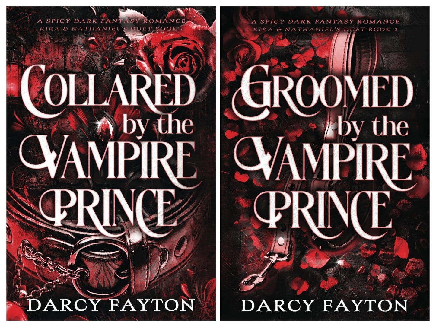 SIGNED Collared by the Vampire Prince + Groomed by the Vampire Prince 2 Books