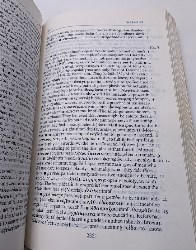 A Linguistic Key to the Greek New Testament by Fritz Rienecker Leather