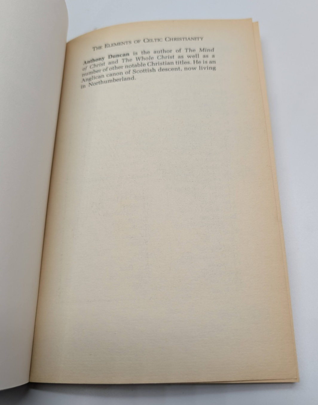 The Elements of Celtic Christianity