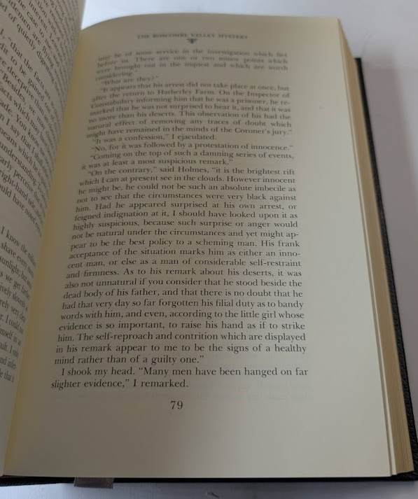 Best of Sherlock Holmes by Arthur Conan Doyle - Franklin Library Leather Bound Edition