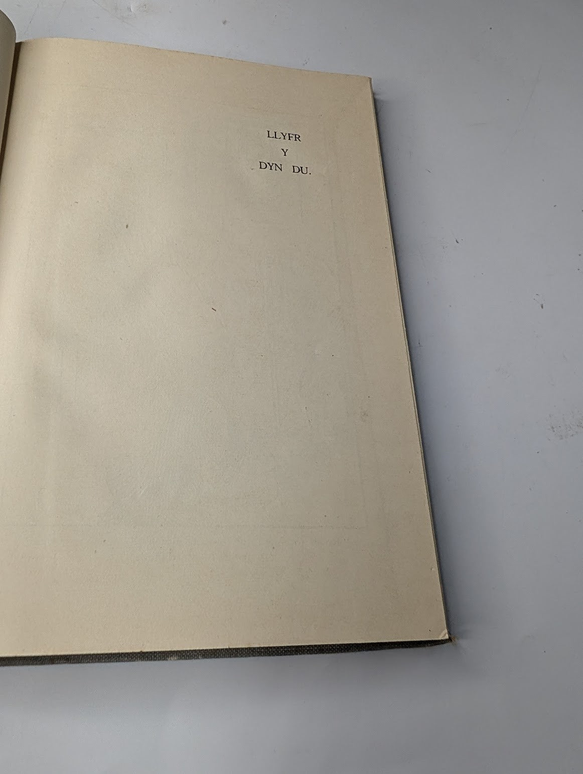 Llyfr y Dyn Du: Deg o Straeon i Blant by J. Ellis Williams. 1923 WELSH Children's