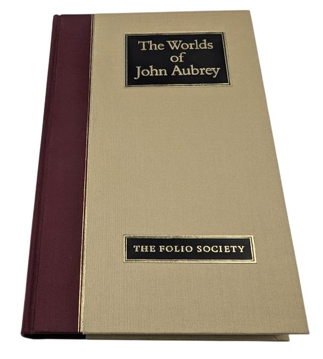 The Worlds of John Aubrey by Richard Barber biography Folio Society w/ case 1988