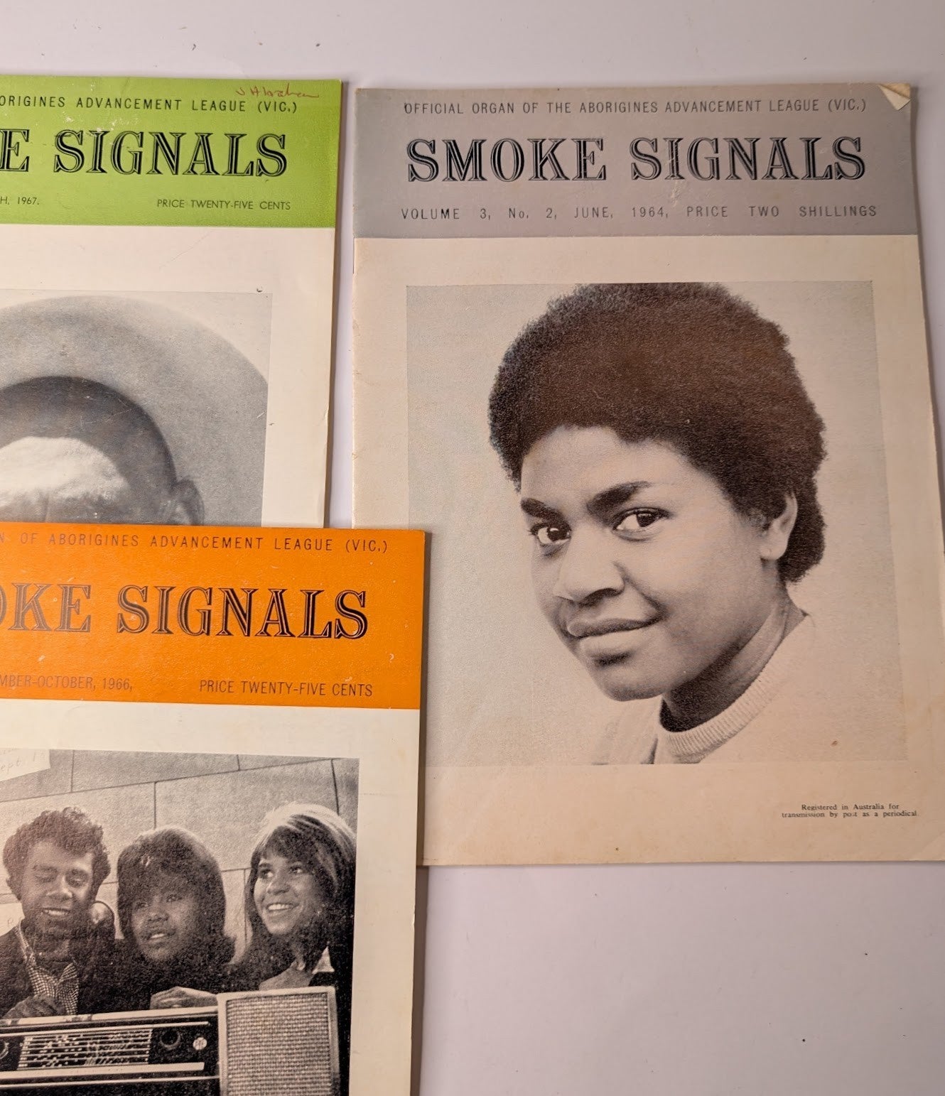 Smoke Signals Aborigines Advancement League 3 x vintage Journals PB 1960s
