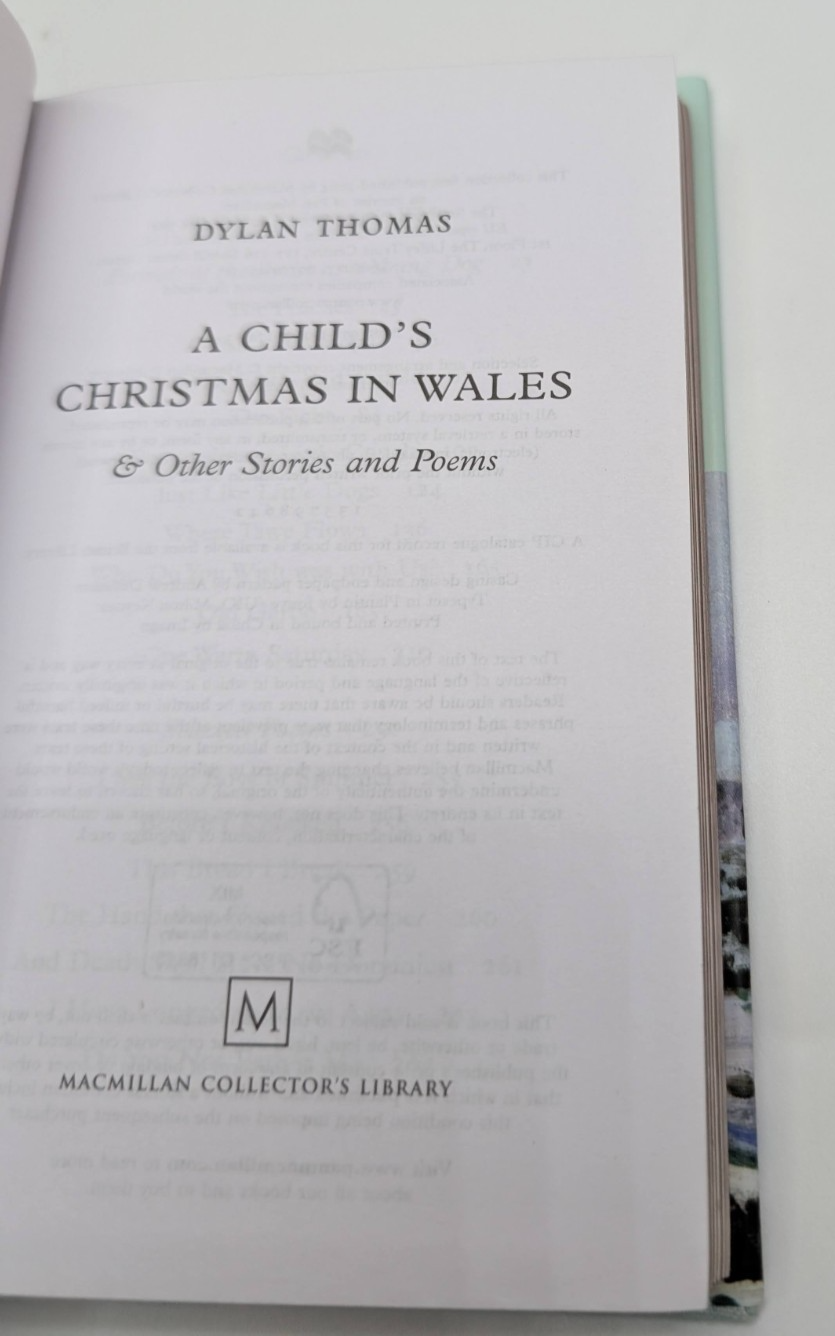 A Child's Christmas in Wales Other Stories and Poems