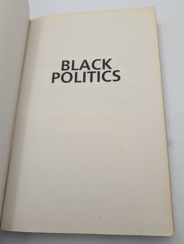Black Politics complexity of Aboriginal political culture  by Sarah Maddison PB