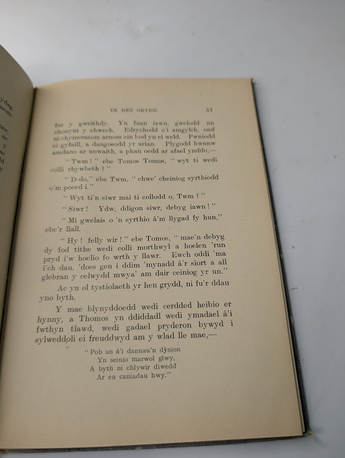 Llyfr y Dyn Du: Deg o Straeon i Blant by J. Ellis Williams. 1923 WELSH Children's