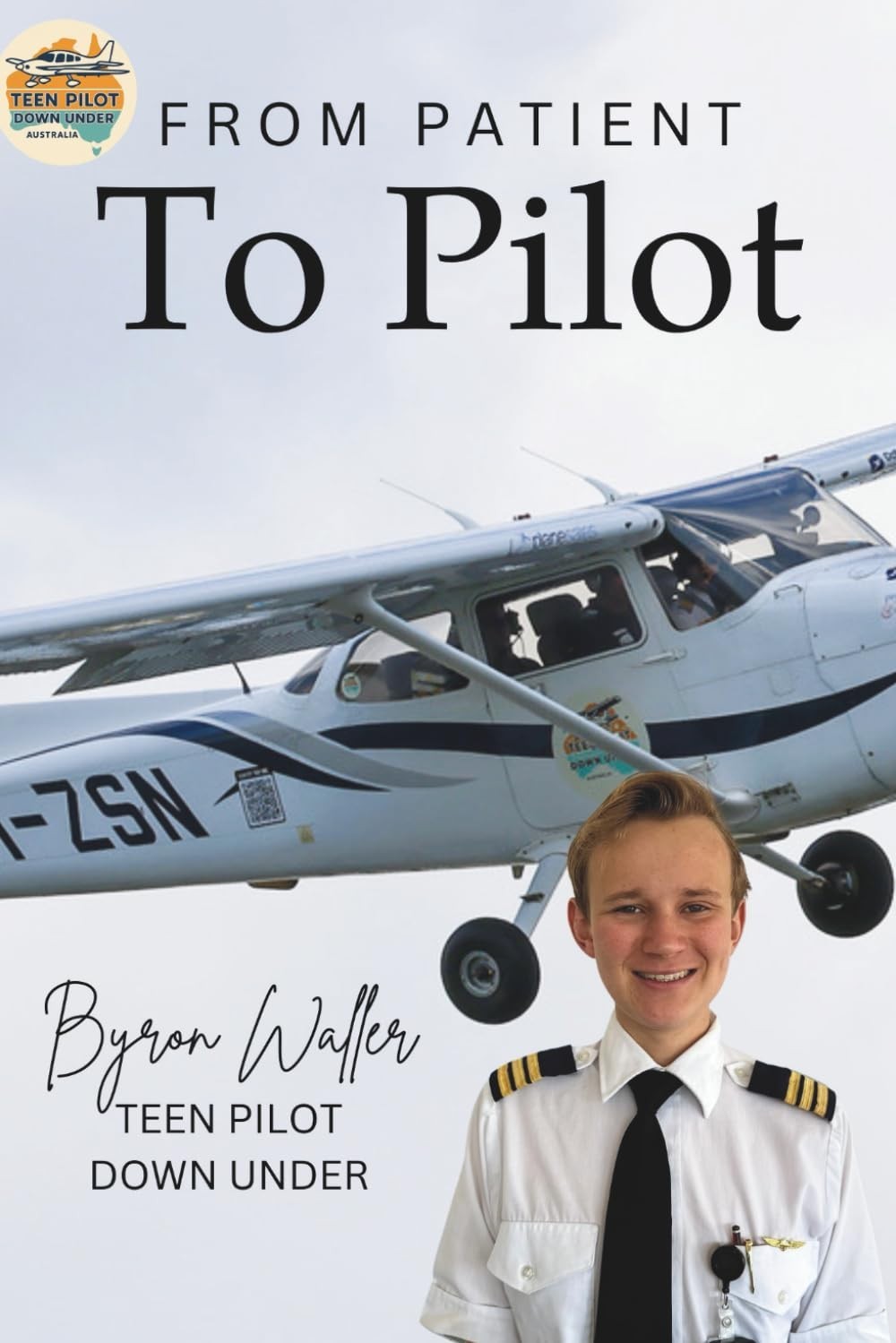 Teen Pilot Down Under Byron JL Waller  Aviation Memoir Australia Flight