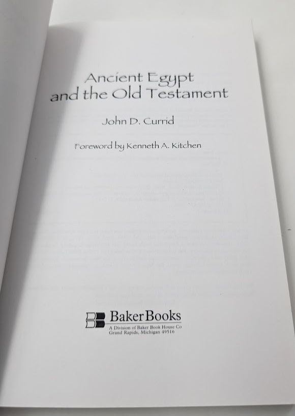 Ancient Egypt and the Old Testament