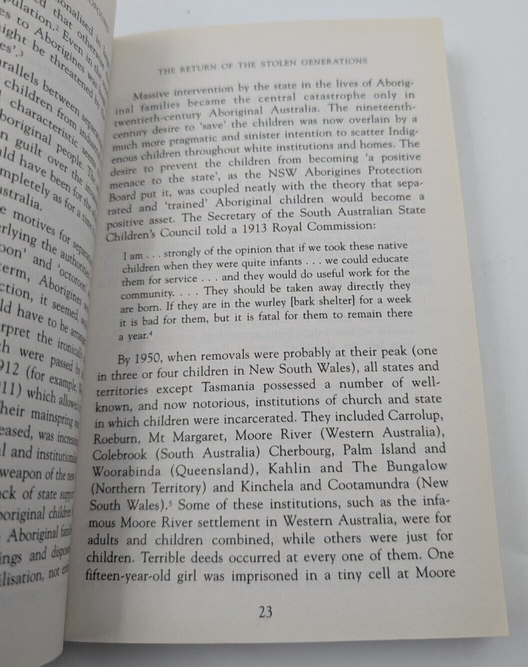 A Rape of the Soul So Profound: The return of the Stolen Generation