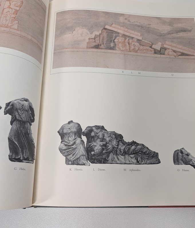 Carrey Drawings Parthenon Sculptures Diether Thimme HC 1971 Greek Art History