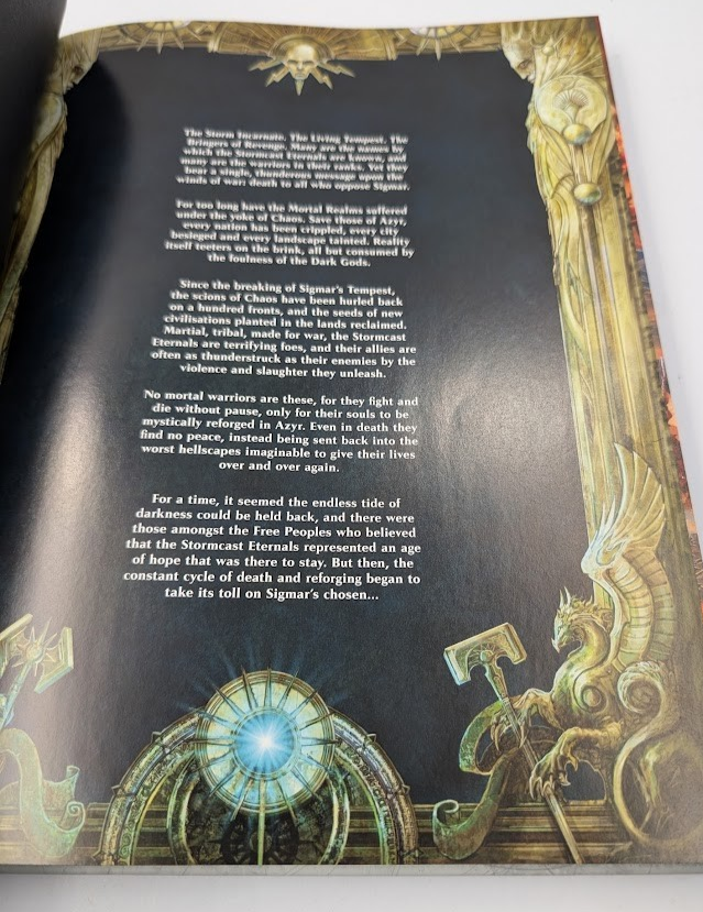 Warhammer Age of Sigmar Battletome Stormcast Eternals Citadel HC 2018 RPG Gaming