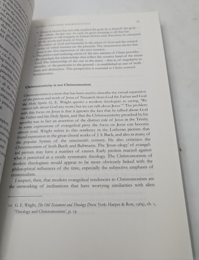 Gospel-centred Hermeneutics Graeme Goldsworthy Theology