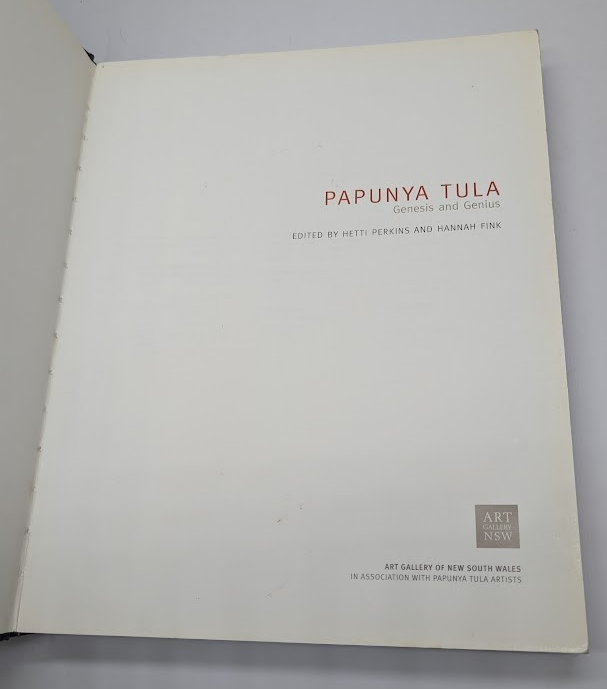 Papunya Tula Genesis And Genius Hetti Perkins Hannah Fink 2001 HC Art Aboriginal