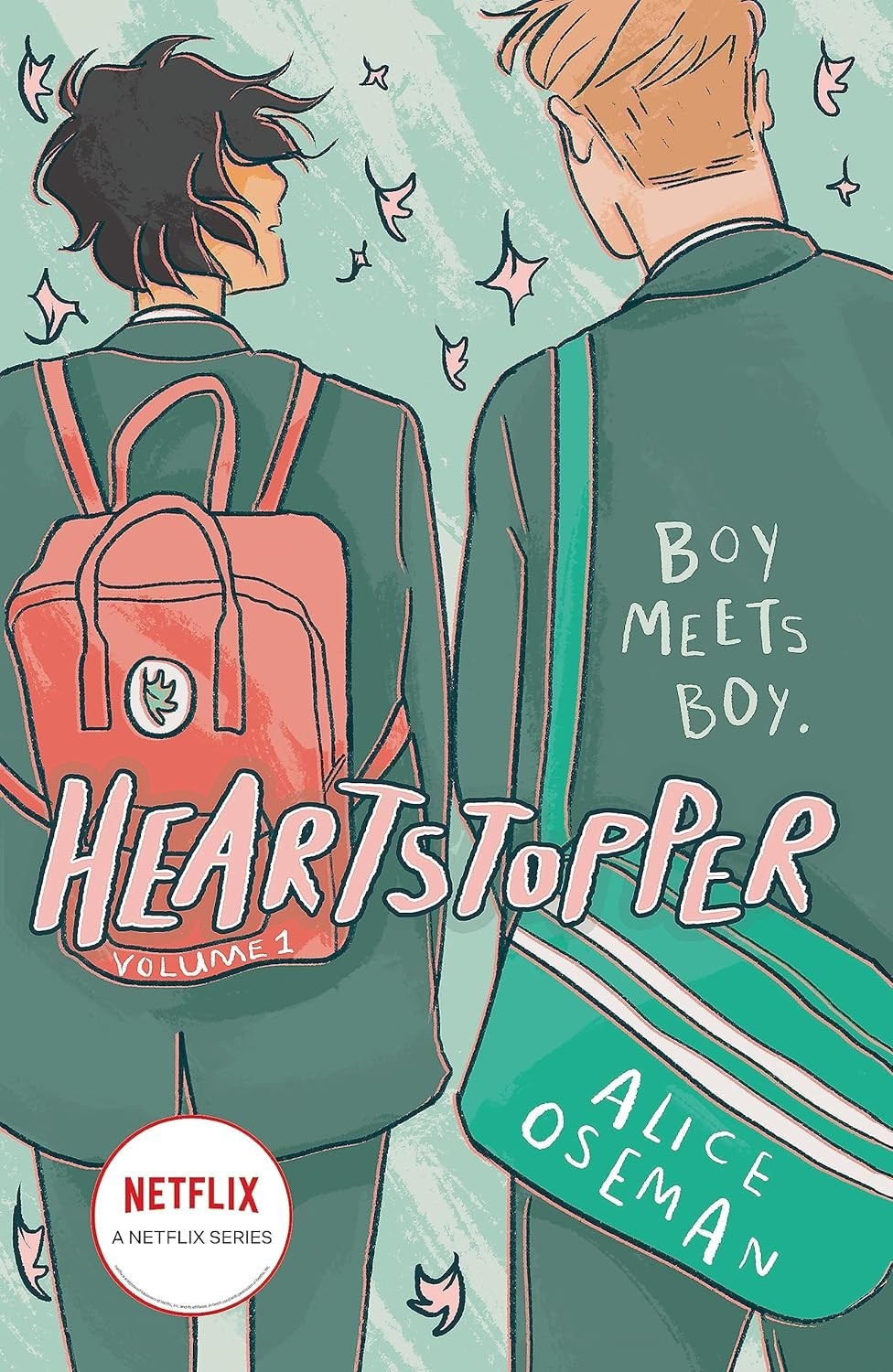 Heartstopper by Alice Oseman 2 x Paperbacks pair (Volume 1 + Volume 2)