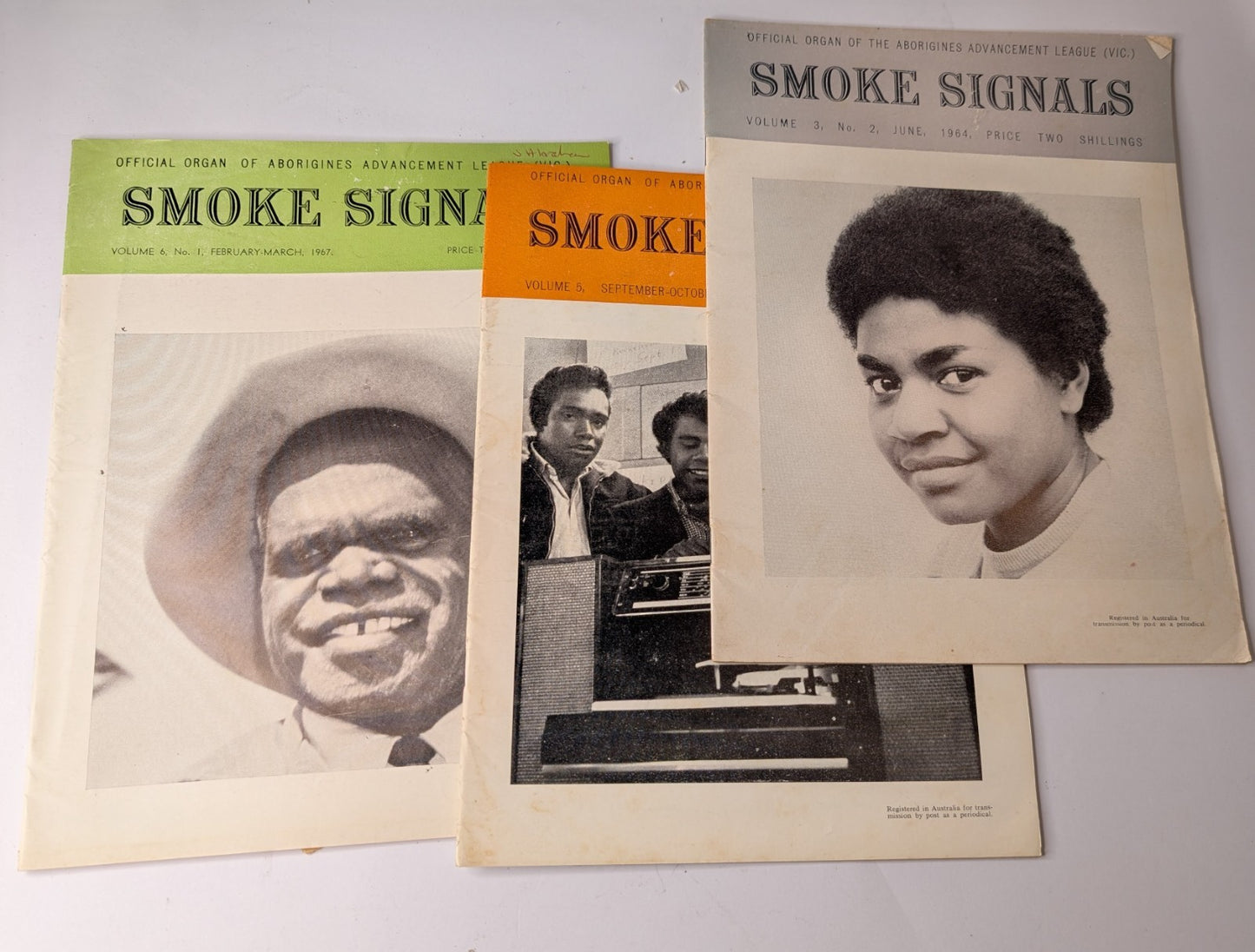 Smoke Signals Aborigines Advancement League 3 x vintage Journals PB 1960s