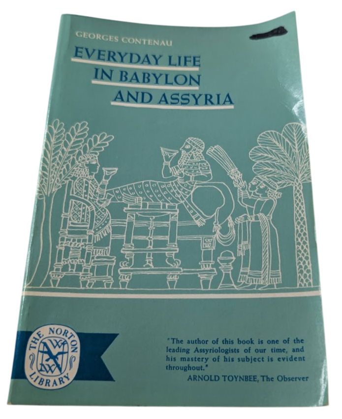 Everyday Life in Babylon and Assyria by Georges Contenau – actual book photo