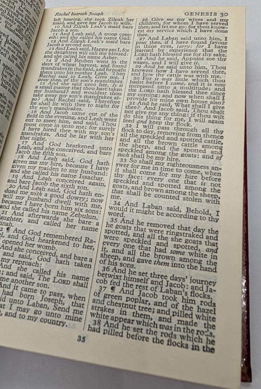 Oxford Miniature Coronation Bible Oxford University Press 1953 in case