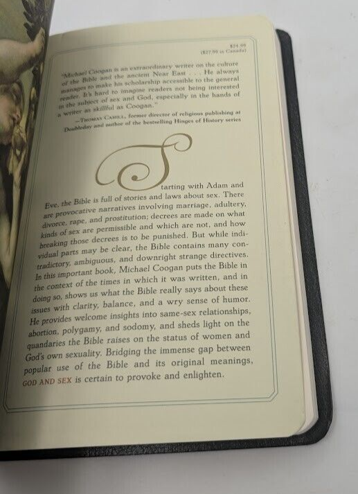God and Sex : What the Bible Really Says by Michael Coogan (Hardcover, 2010)