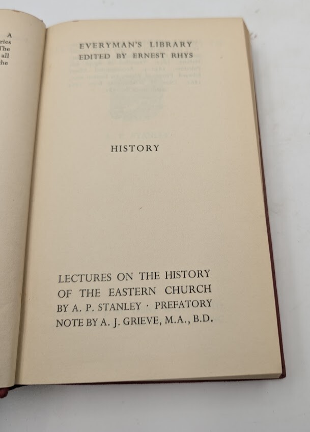 Lectures on the History of the Eastern Church