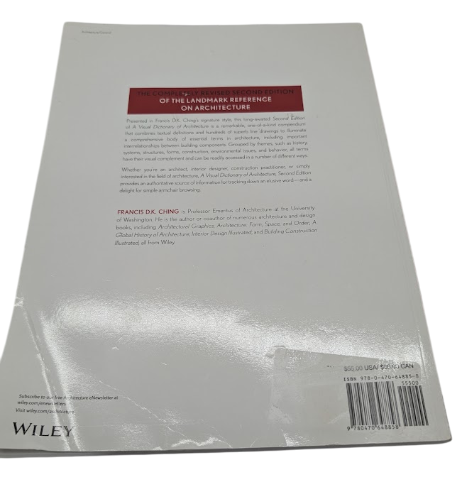 Visual Dictionary of Architecture Francis D. K. Ching
