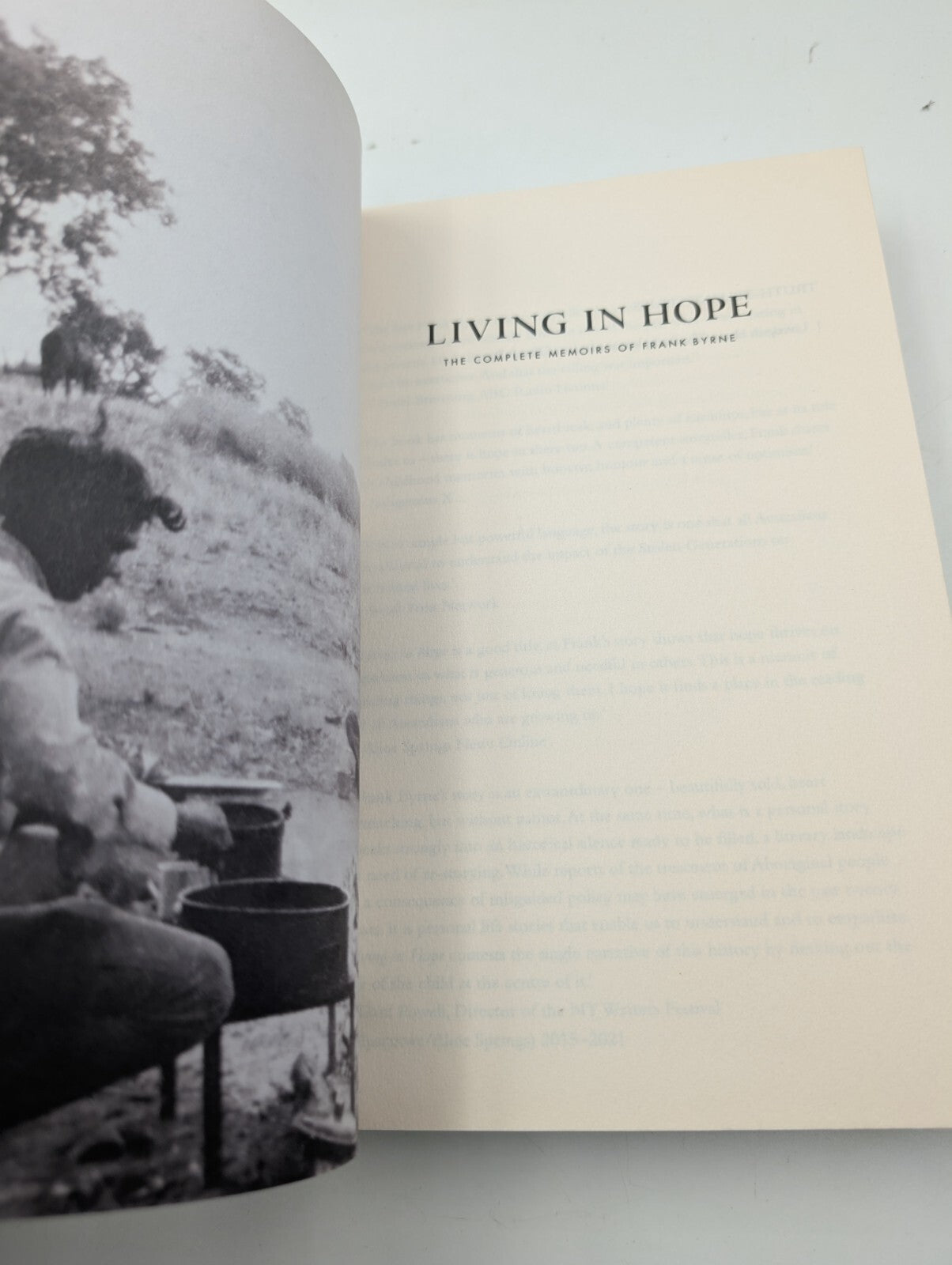 Living in Hope Complete Memoirs of Frank Byrne - Stolen Generations Aborigina