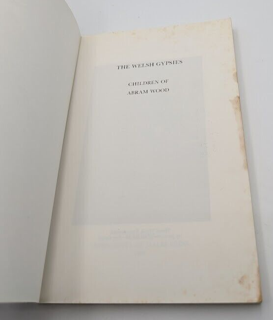 The Welsh Gypsies: Children of Abram Wood by A. O. H. Jarman, Eldra Jarman PB