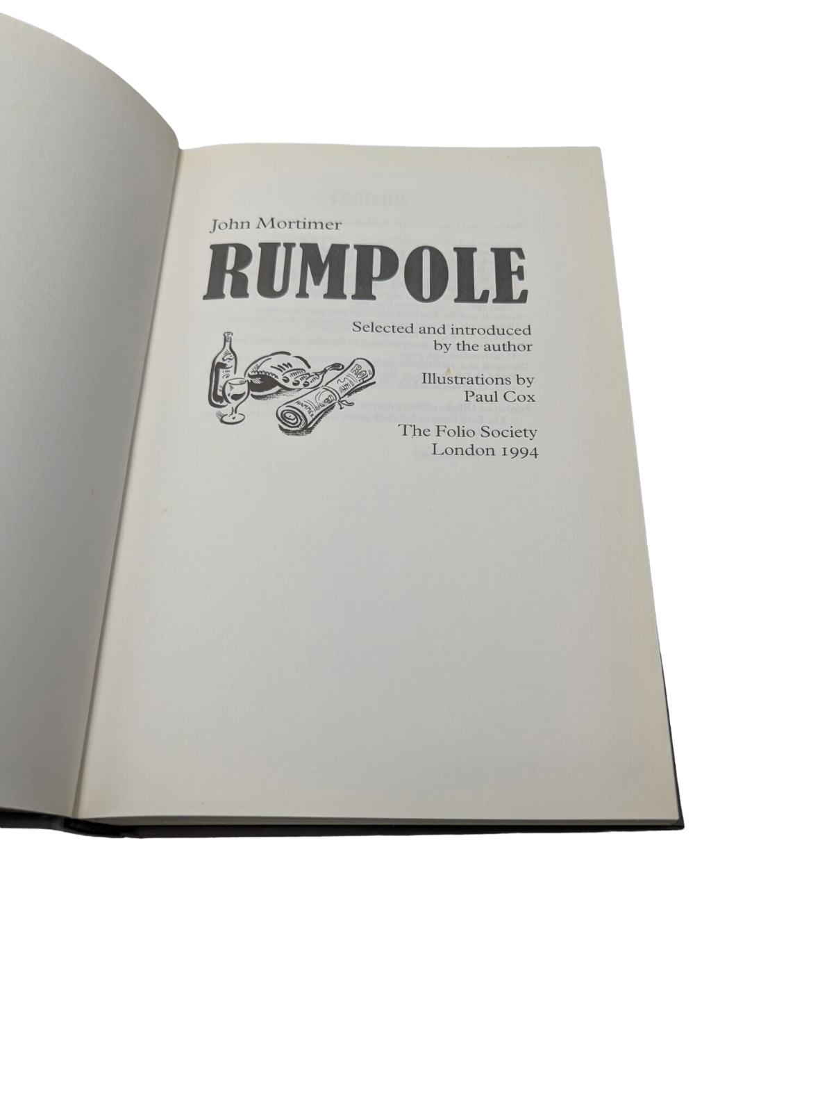 RUMPOLE by John Mortimer Folio Society Hardcover Book in Slipcase  1995 Edn.