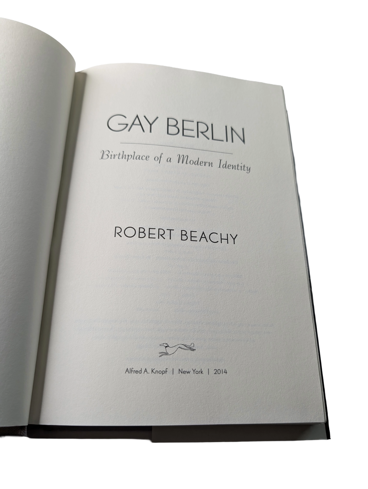Gay Berlin - Birthplace of a Modern Identity  Hardcover
