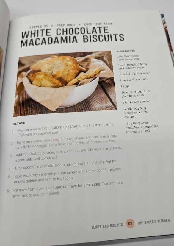 The Bakers Kitchen Herron Books HC Cooking Baking Recipes Kitchen Cookbook