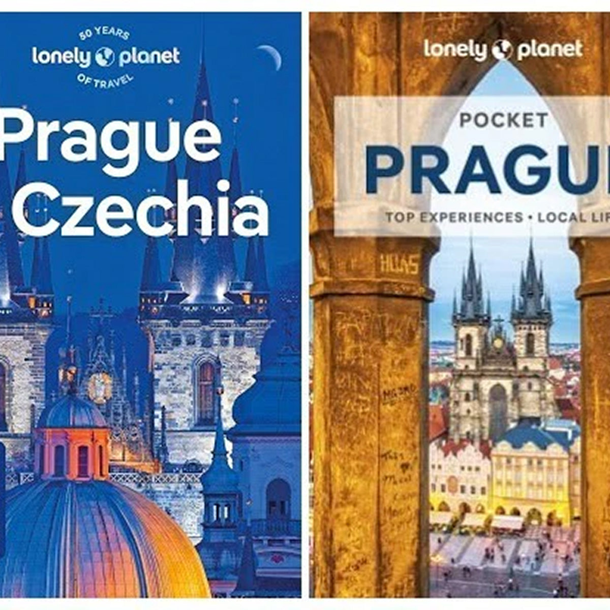 Lonely Planet Prague & Czechia PLUS Pocket Prague 2x Paperbacks in one deal