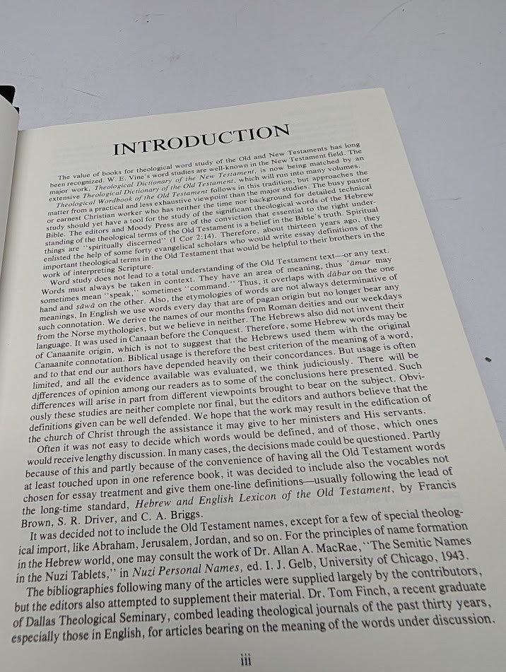 Theological Wordbook of the Old Testament 2 Volume Set by Harris, Archer, Waltke
