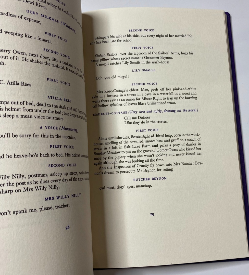 Under Milk Wood Dylan Thomas - Poetry - Folio Society