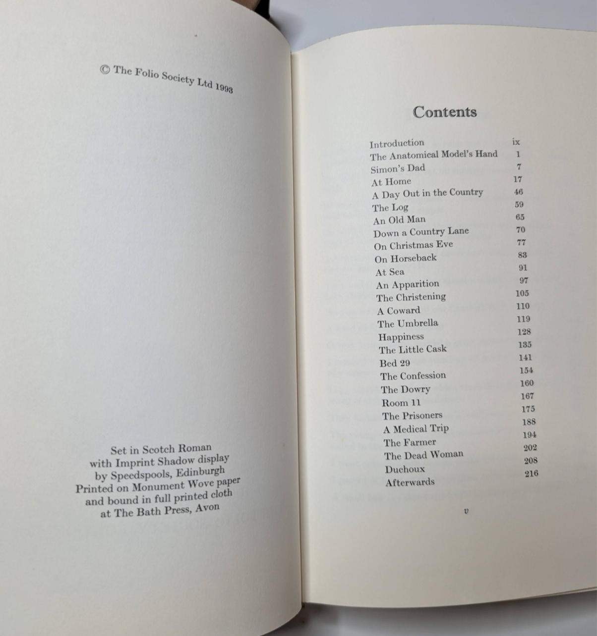 Bed 29 and Other Stories Guy de Maupassant 1994 stories fiction Folio Society