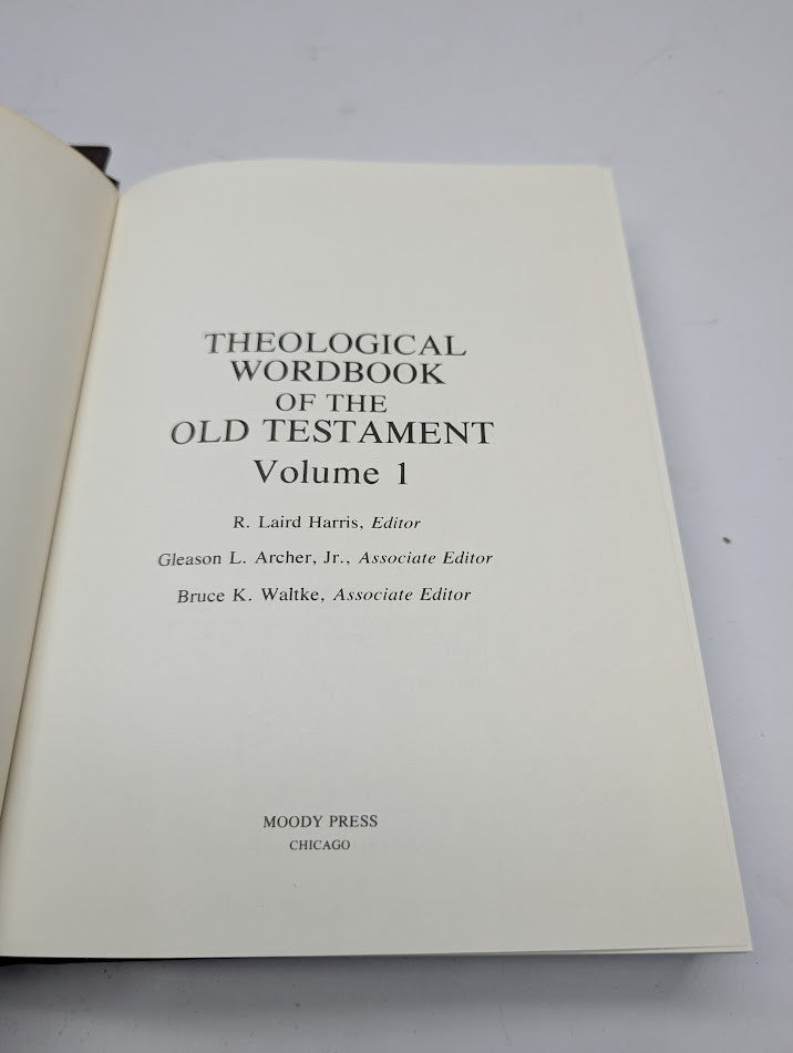 Theological Wordbook of the Old Testament 2 Volume Set by Harris, Archer, Waltke