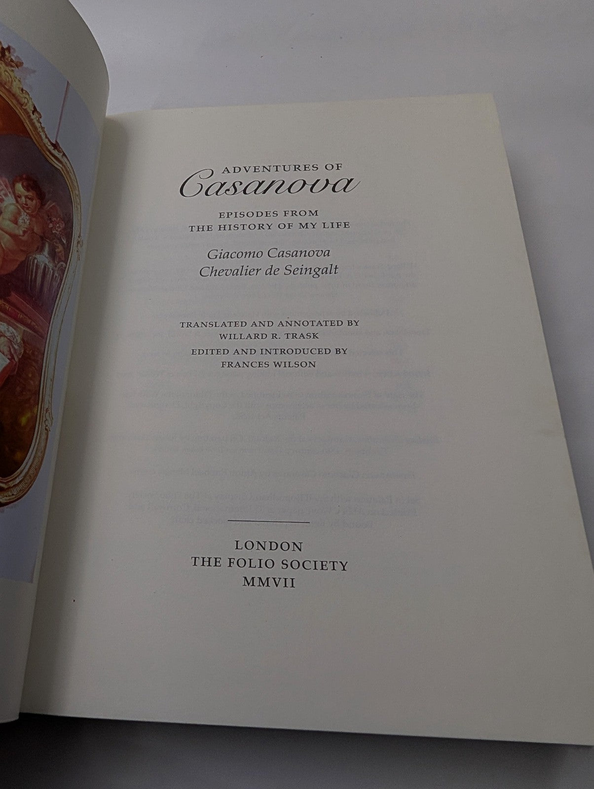Adventures of Casanova Folio Society
