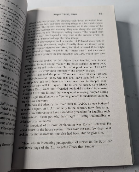Helter Skelter True Story Manson Murders Vincent Bugliosi PB 1976 True Crime