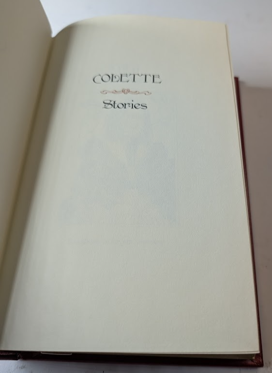Stories of Colette Franklin Library Leather Bound Classic Literature 1977