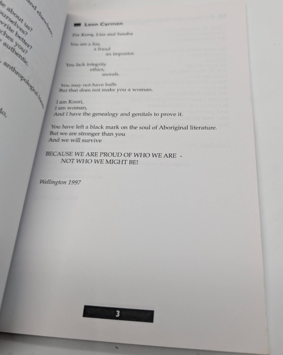 Token Koori by Anita Heiss 1998 Indigenous Australian Culture Anthology